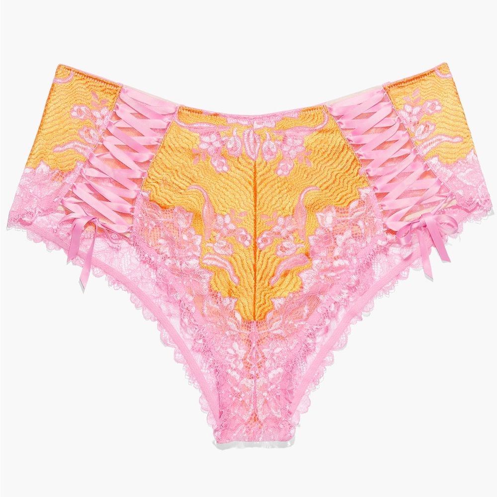 Savage X Fenty Lace’d Up Strappy Short, 2X, NWT